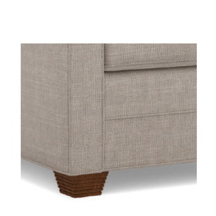 Uph w/ Border Fluted Square Foot
