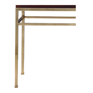 Metal Leg -<br>Antique Brass