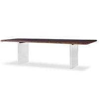 120" Guan Slab Dining Table - Acrylic
