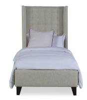 Details Fully Uph Wing Tall H.B. Bed - Twin 3/3