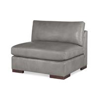 Great Room Leather Configurable Armless Chair