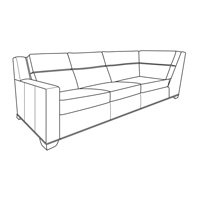 Leatherstone Motion Compatible LAF Corner Sofa