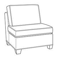 Configurable Armless Chair