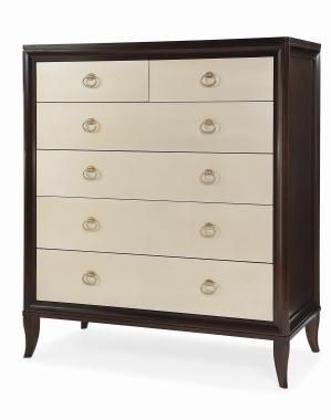 Tribeca Tall Drawer Chest - Tribeca/Cream (Ring Pull)