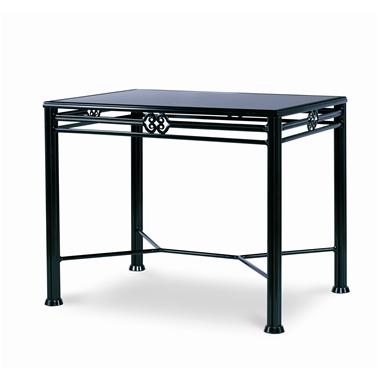 Augustine Metal Server w/Tempered Glass
