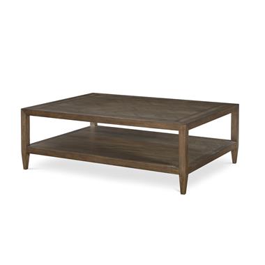 Dalton Cocktail Table - Brown Rustic