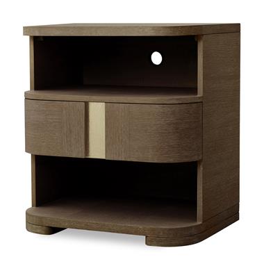Carino Single Drawer Nightstand - Cocoa