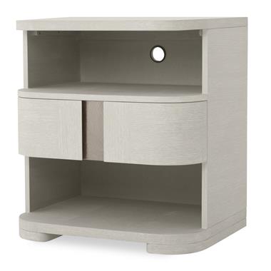 Carino Single Drawer Nightstand - Frost