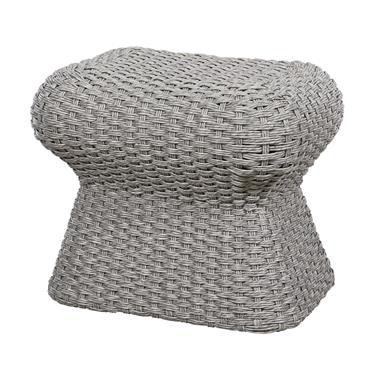 Warren Outdoor Ottoman - Grey