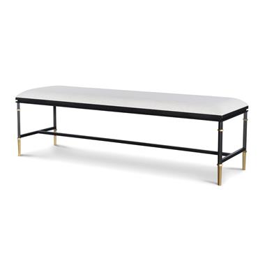 Monterey Upholstered/Metal Bench