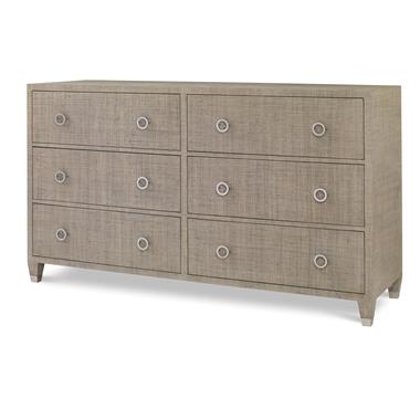 Charleston 6 Drawer Dresser-French Grey